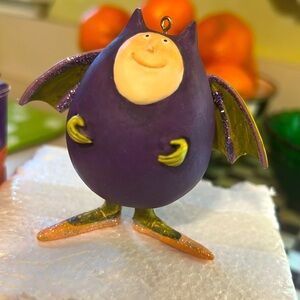 Dept 56 Patience Brewster Krinkles Ornament Trick or Treat little Bat